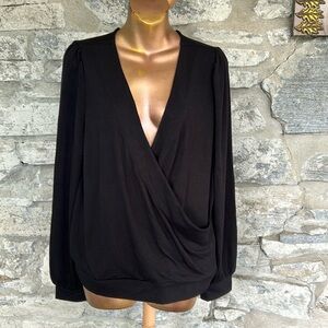 Faux wrap top
